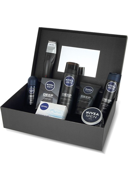 Erkek Bakım Seti - Pars Power Tıraş Makinalı Damat Çeyiz Nişan Sandık Bohça Seti