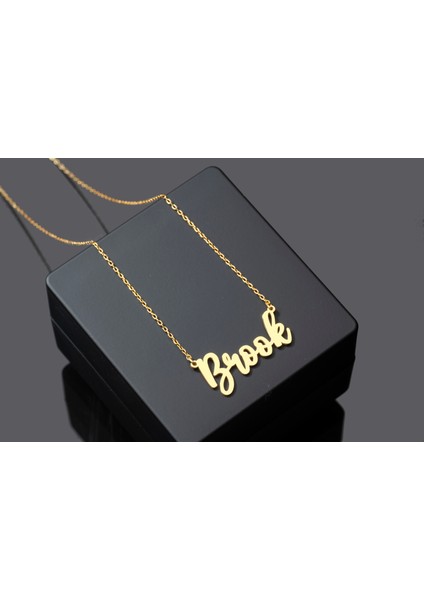 Kişiye Özel Isimli Kolye Isim Kolye 925 Ayar Gümüş Kolye,gümüş,rose Gold,altın Kaplama Kolye