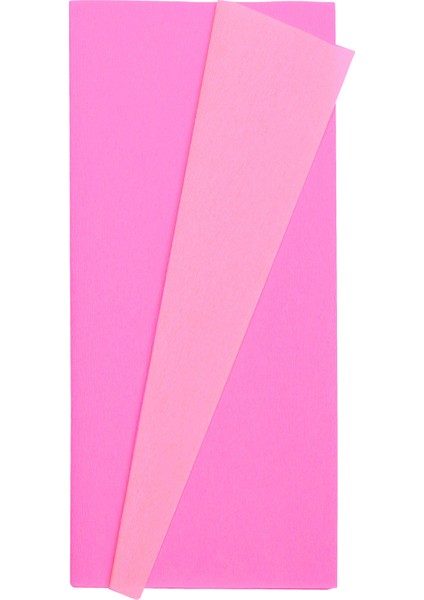 Çift Taraflı Alman Krapon 2li Set, Çiçek Yapım Kağıdı, 90gr 25x125 Cm, Lila&Orkide,Açık Gül&Pembe