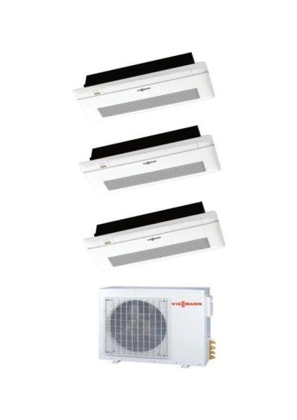 Vitoclima Multi Tek Yön Kaset 1+3 Sistem (O4F3062M2) 9+9+9 Btu Iç 6,8 Kw Dış Ünite