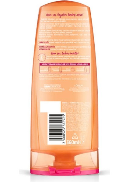 Elseve Dream Long Kolay Tarama Saç Bakım Kremi 360 ml