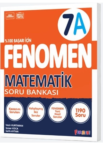 Fenomen Yayıncılık 7. Sınıf Matematik (A) Soru Bankası