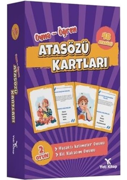 Yeti Kitap Tabu Oyunlu Atasözleri ve Deyimler Seti (Ciltli)