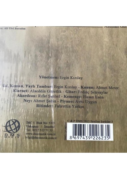 Radyo Şarkıları 1 "Solo Şarkılar" - Türk Sanat Müziği - Klasik Vinly Plak indirimleri