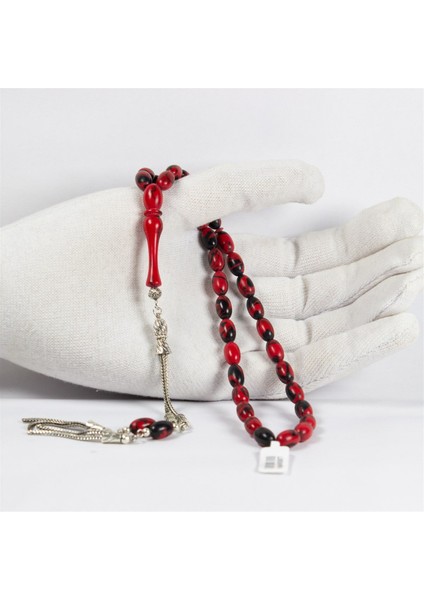 Fatih Erbabacan Atölyesi Siyah Kırmızı Arizona Kehribar Tesbih modelleri