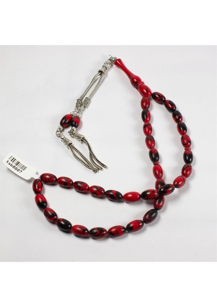 Fatih Erbabacan Atölyesi Siyah Kırmızı Arizona Kehribar Tesbih indirimleri