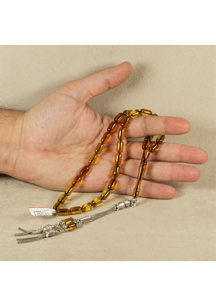 Fıçı Kesim Zar Kehribar Tesbih modelleri