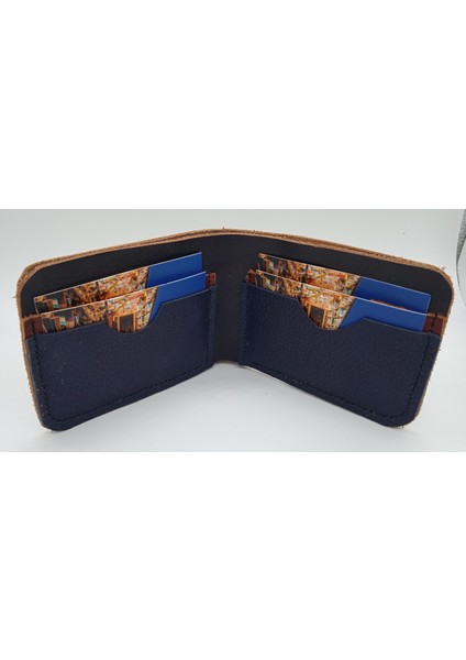 Genuine Leather Completely Handmade Wallet 22CM*8CM * 1 Banknote Area 4 Card Compartments