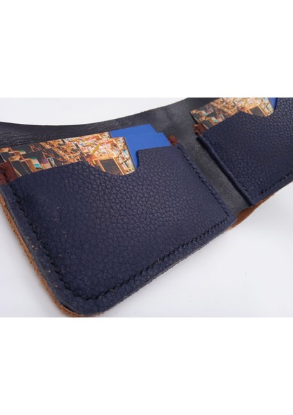Genuine Leather Completely Handmade Wallet 22CM*8CM * 1 Banknote Area 4 Card Compartments