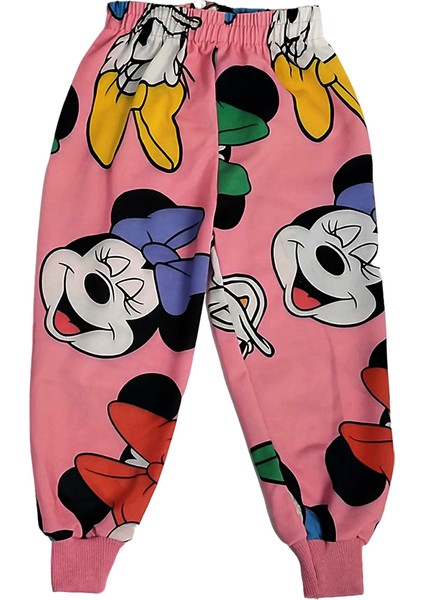 3-10 Yaş Kız Çocuk 3'lü Mickey Mouse Takım modelleri