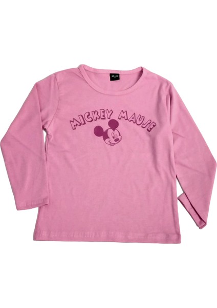 3-10 Yaş Kız Çocuk 3'lü Mickey Mouse Takım fırsatları