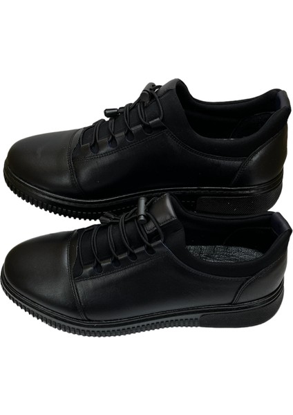 Erkek Siyah Iç Dış Komple Deri Ultra Rahat Günlük Ayakkabı modelleri
