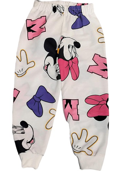 3-10 Yaş Kız Çocuk 3'lü Mickey Mouse Takım modelleri