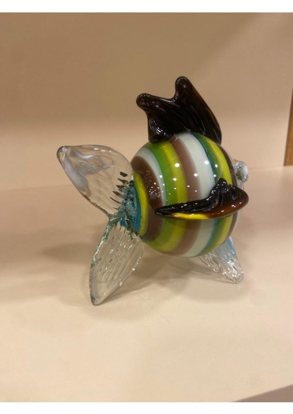 Dekoratif Üfleme Cam Balık Obje fiyatları