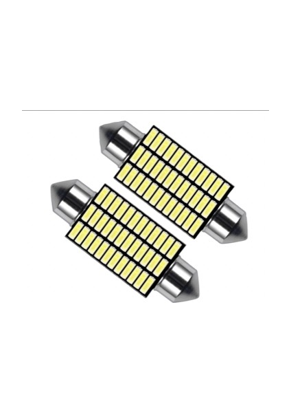 LED Ampul 12V Sofit 39MM 36SMD 4014 Beyaz