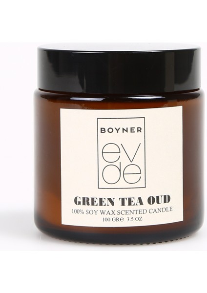 Green Tea & Oud Kavanoz Mum