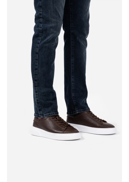 Lusıve Kahverengi Deri Ultra Rahat Erkek Günlük Ayakkabı LUASS25AL0040 indirimleri