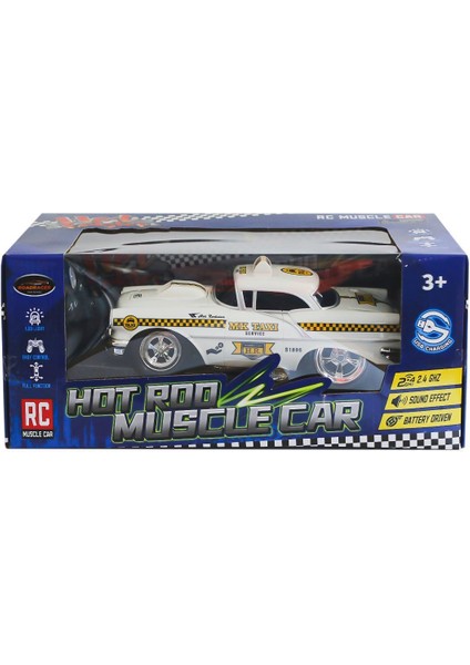 MK8037B Kumandalı Sesli Işıklı Drift Taksi 1:16 -Can Oyuncak