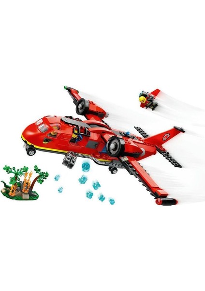 60413 Lego® City Itfaiye Kurtarma Uçağı 478 Parça +6 Yaş