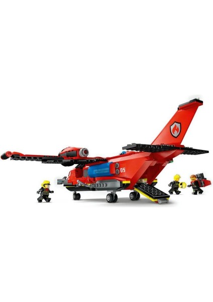 60413 Lego® City Itfaiye Kurtarma Uçağı 478 Parça +6 Yaş