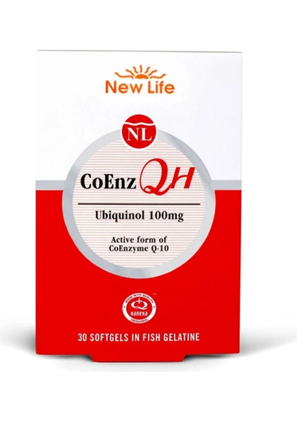 New Life Coenz Qh 100 Mg 30 Kapsül