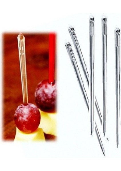 Şeffaf Piramit Kürdan 10 Cm 250 Adet