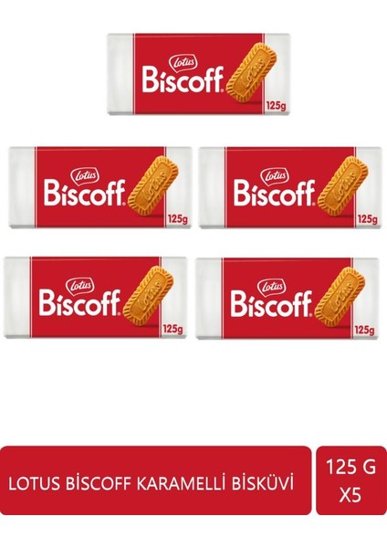 Biscoff Bisküvi 125 gr Avantaj Paket 5 Adet