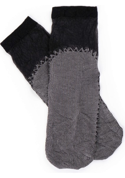 Altı Pamuklu Stretch Fit Soket Çorap 69909