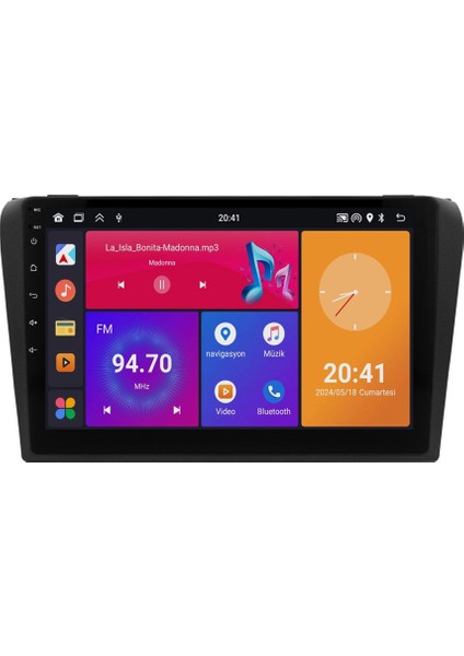 Mazda 3 Android 8gb Ram 128GB Rom 8 Çekirdek Carplay Multimedya
