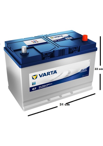 Blue Dynamic G7 12 V 95 Ah 830 A(En) Akü