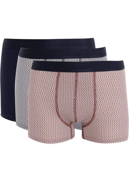 Regular Fit 3'lü Boxer E0118AX24AU