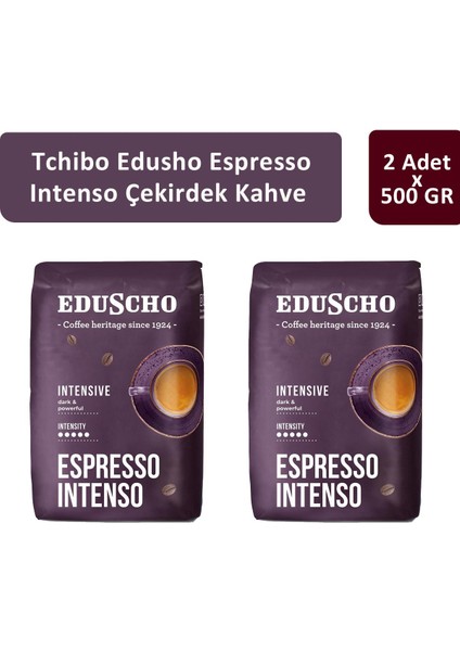 Eduscho Caffe Espresso Intenso 500 gr x 2 Adet