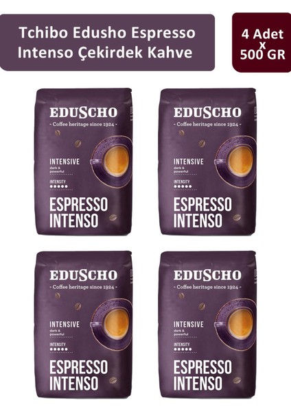 Eduscho Caffe Espresso Intenso 500 gr x 4 Adet