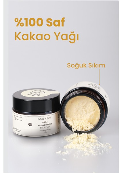 Kakao Yağı Soğuk Sıkım %100 Saf 50 g