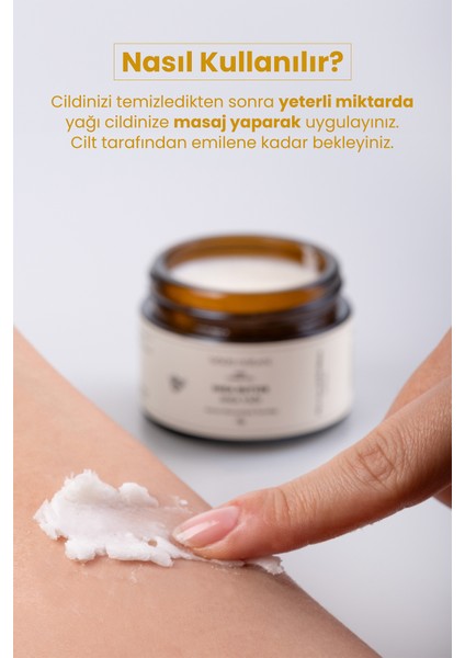 Bade Natural Shea Yağı Soğuk Sıkım %100 Saf 50 g