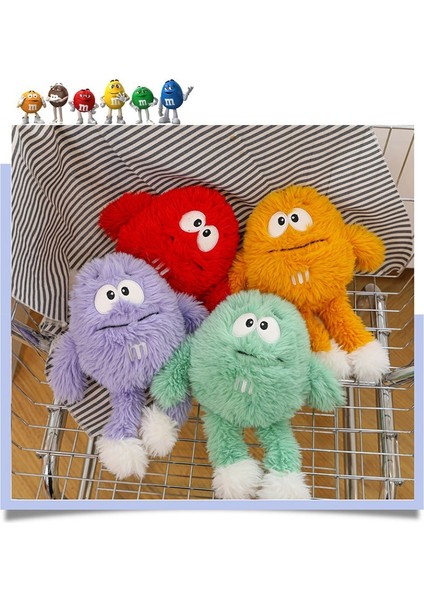 Peluş M Fasulye Peluş Oyuncak Yaratıcı Gökkuşağı Jöle Fasulye Kıllı Canavar Bebek (Yurt Dışından)