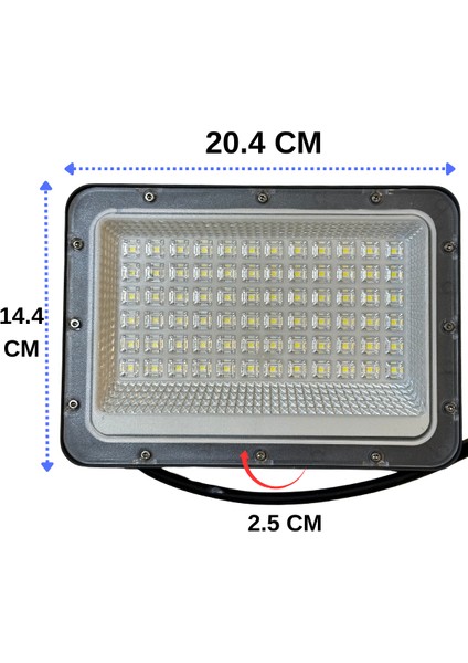 CT-4659 100W 6500K (Beyaz Işık) LED Projektör