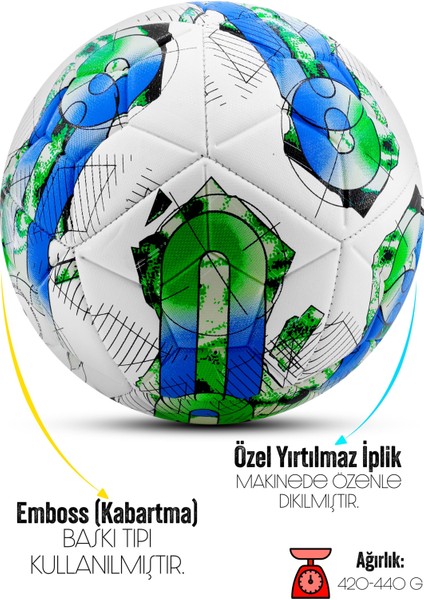 Futbol Topu Orbit V Sert Zemin Halı Saha Futbol Topu No:5 044