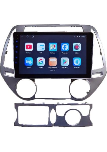 Hyundai I20 Old Android 6gb Ram 128GB Rom 8 Çekirdek Carplay Multimedya