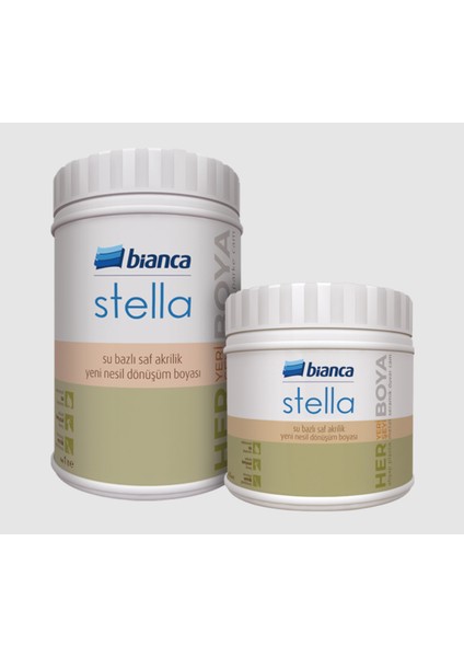 BİANCA STELLA SU BAZLI SAF AKRİLİK BOYAı 1 Lt