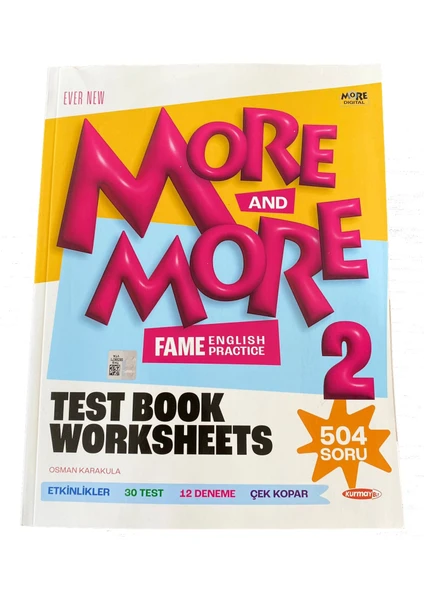 More&more 2. Sınıf Fenomen Tesk Book Worksheets