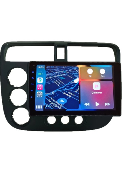 Honda Vtec 2 Android 4gb Ram 64GB Rom 8 Çekirdek Carplay Multimedya