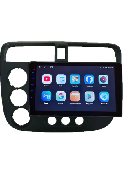 Honda Vtec 2 Android 6gb Ram 128GB Rom 8 Çekirdek Carplay Multimedya