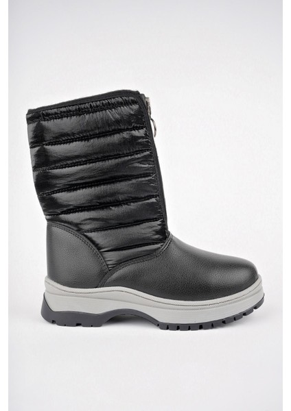 Sugar Çocuk Rahat Kalıp Önü Fermuarlı Içi Kürklü Yağmur Ve Kar Botu