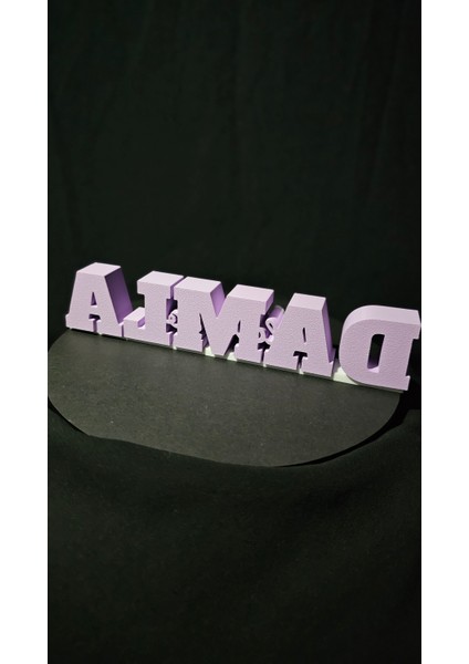 Kişiye Özel 3D Yazılı Plastik Masa Üstü Dekor fiyatları