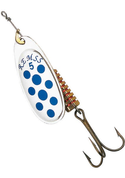 205 Rems Olta Kaşığı Beyaz-Mavi-No:5