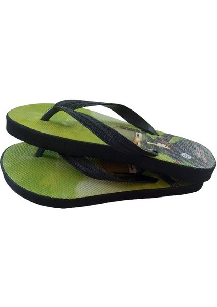 Parmak Arası Unisex Çocuk Terlik / Renk-Yeşil fırsatları