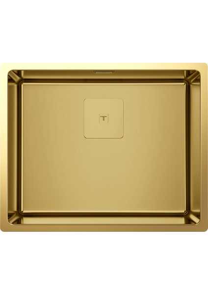 - Flexlınea Rs15 50.40 Brass M-Fx - Ankastre Tezgaha Sıfır Tezgahaltı Eviye - Pirinç - 50 Cm - 115000023