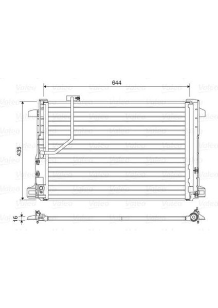 814044 814044 Kondenser Mercedes C