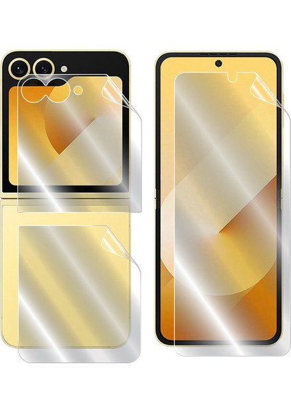 Samsung Galaxy Z Flip 6 Hydrogel Esnek Ön Arka Koruma Filmi - AL3426